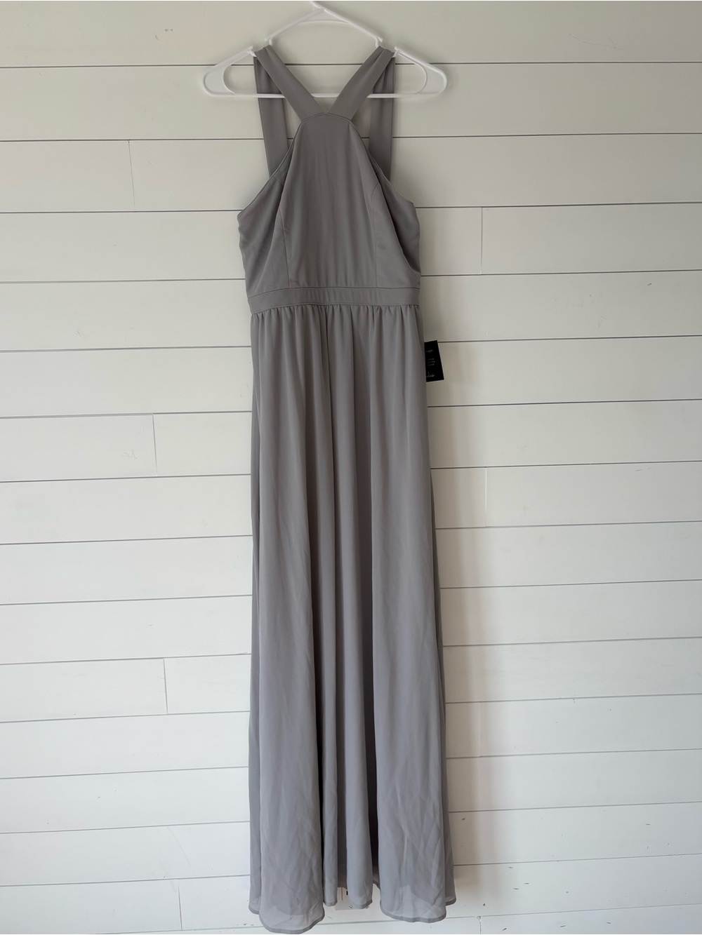 Lulus Air of Romance Gray Maxi Dress Size M NWT Bridesmaid Formal Wedding Guest - Picture 12 of 12